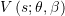 V\left( {s;\theta ,\beta } \right)